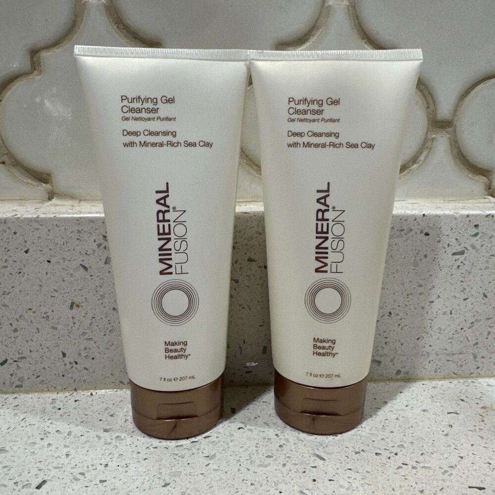 Mineral Fusion Purifying Gel Cleanser Deep Cleaning 7 Ounces